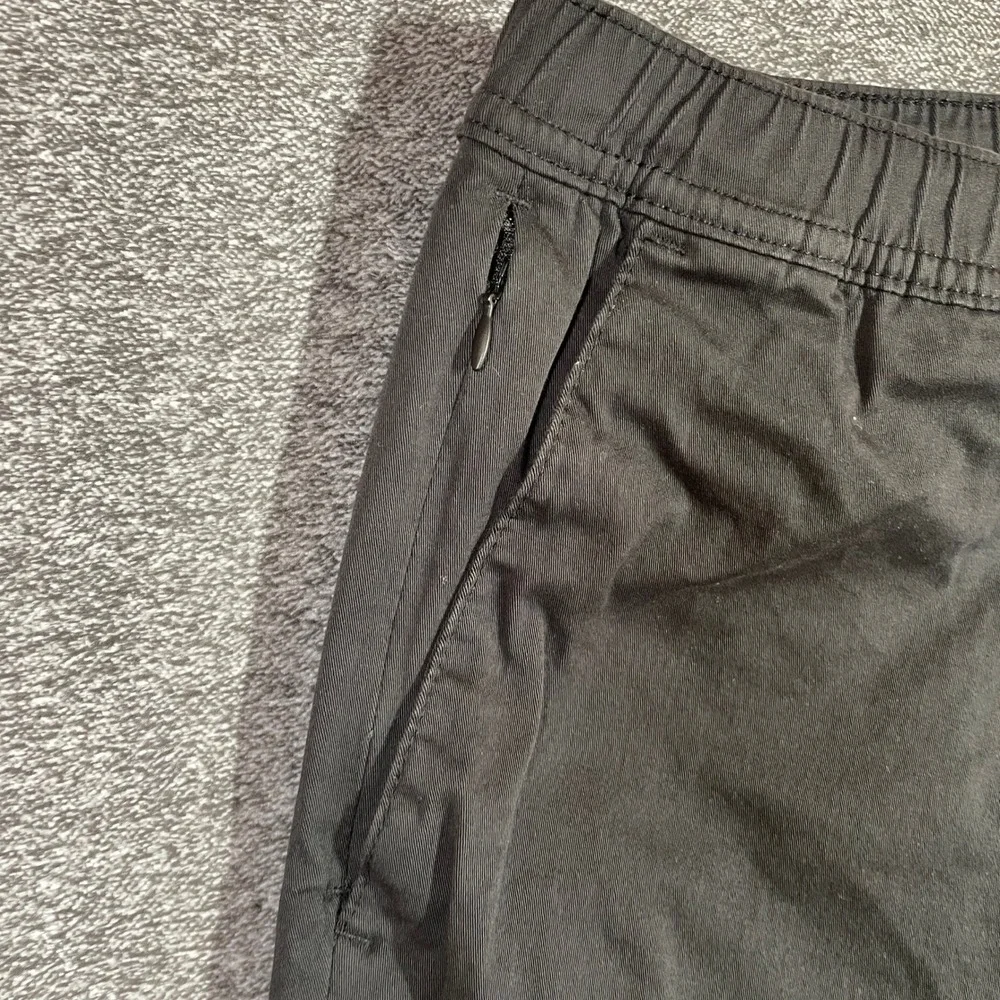 Hollister Advanced Stretch Joggers Mens Large Black Drawstring Tapered Pants